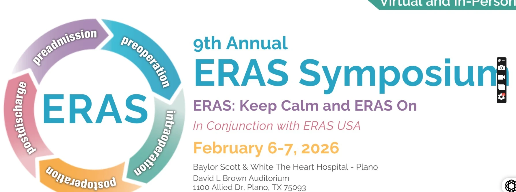 FACET 9th Annual Enhanced Recovery After Surgery (ERAS) Symposium 2026