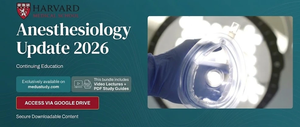 Harvard Anesthesiology Update 2026